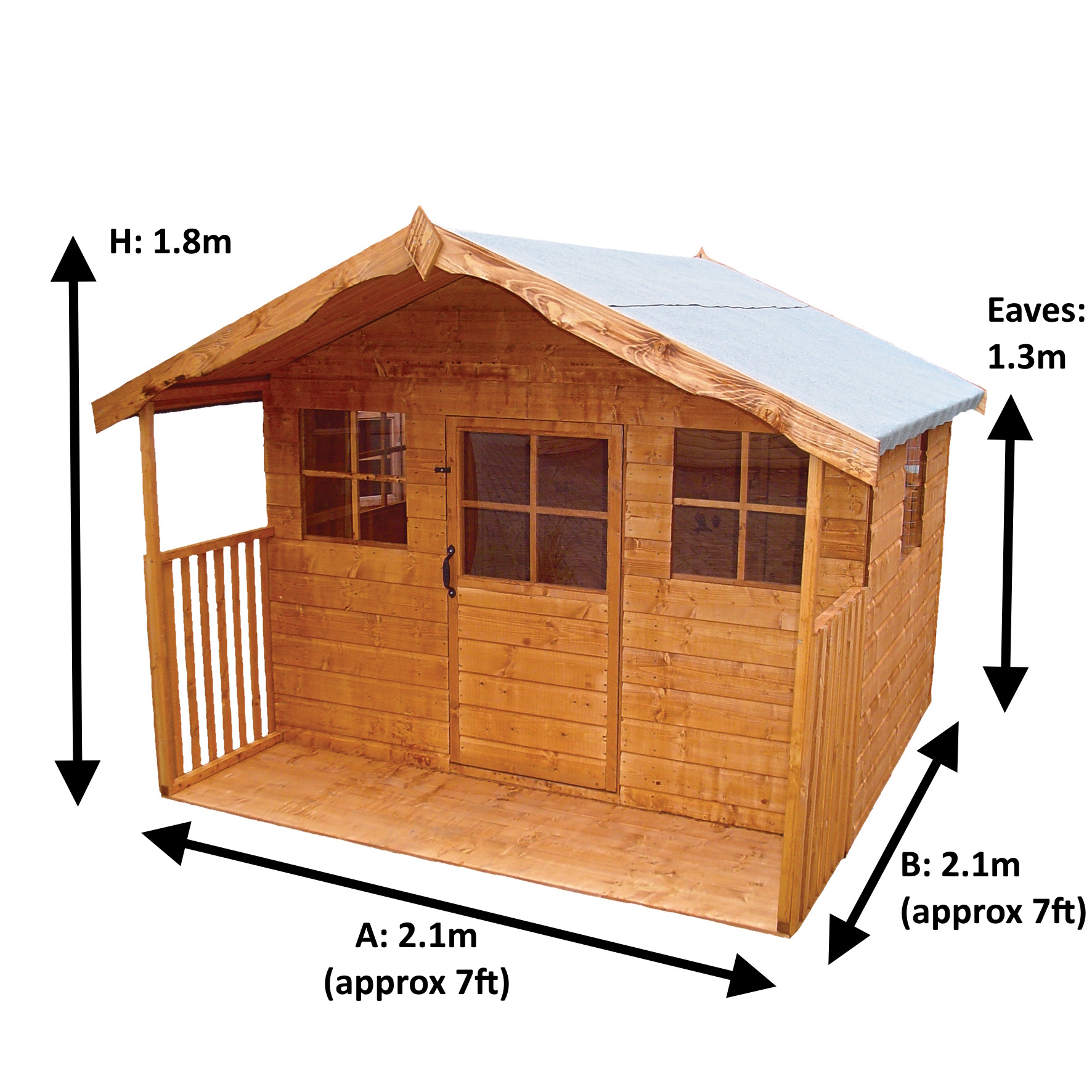 2.1x1.5 Beechcroft Playhouse (non 3D) - Image 2