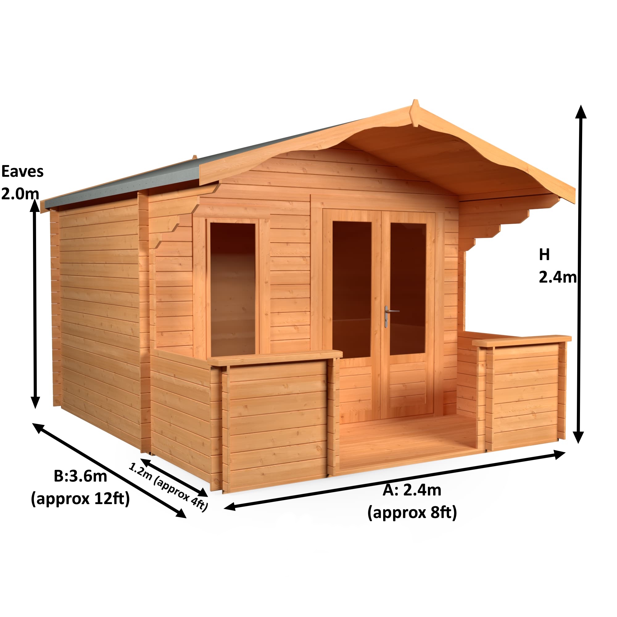 2.4x2.4 Charnwood Apex A Modern 33mm - Image 7