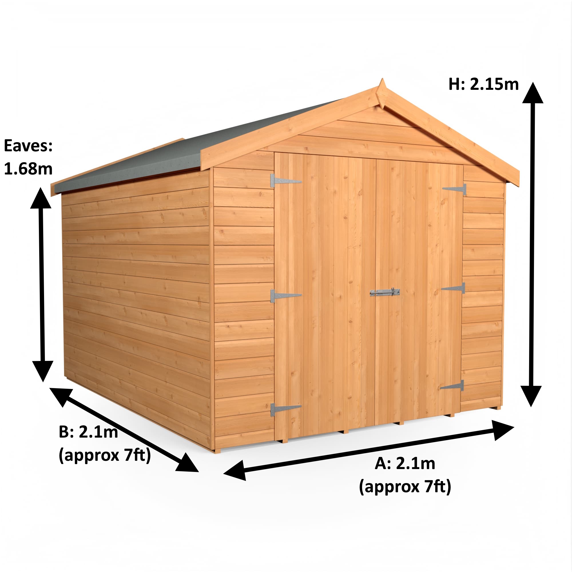 2.1x2.1 Warwick Double Door - Image 4
