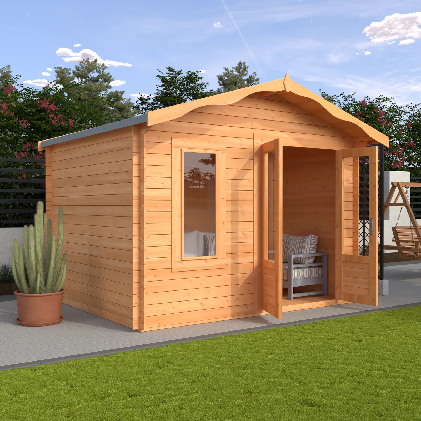 2.4x2.4 Charnwood Apex A Modern 33mm